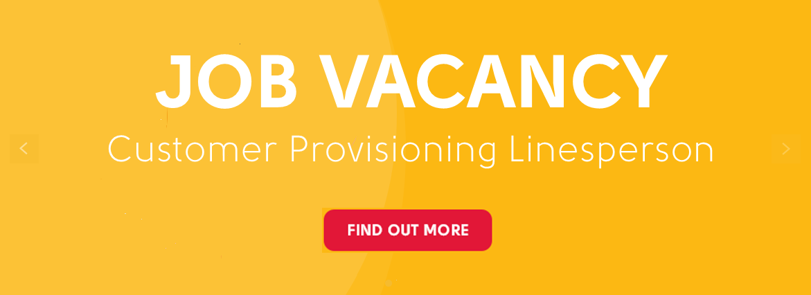 job vacancy customer provisioning linesperson
